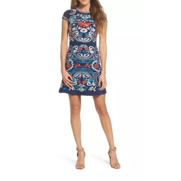 Anthropologie Foxiedox Sierra Embroidered Mini Dress Boho XS NWT - Picture 1 of 8